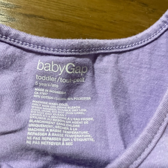 Gap Kids dress purple size 5 years - Picture 3 of 6